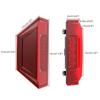 UTV Tail Light Assembly Red LED Taillight Rear Brake Stop Light Running Light For Polaris Ranger 570 XP900 XP1000 2013-2020