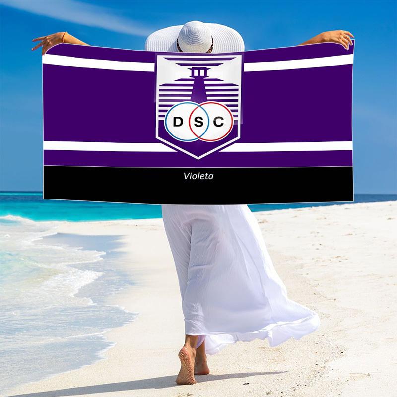 Defensor Sporting Print Beach Towel, Large Soft Quick Dry Towel for Beach Camping Swimming