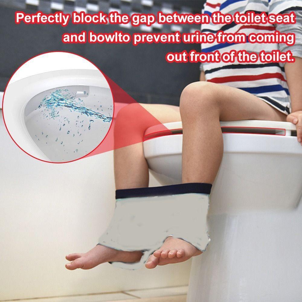 Langlebiger Spritzschutz für die Toilette Transparente Töpfchentraining-Abdeckungen Zubehör Urinspritzschutz Toilette