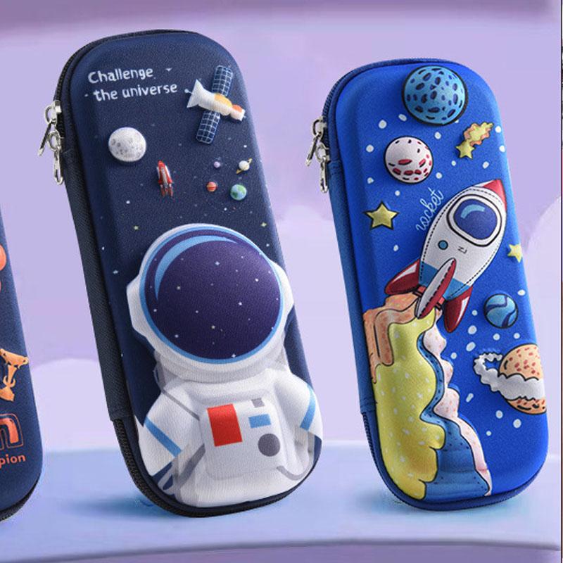 3D Cartoon EVA Pencil Case Unicorn 2 Layer Kawaii Waterproof Pen Box for Girls Student Colored School Supllies Cute Stationary Bag Gifts