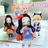 Demon Slayer Cartoon Animation Peripheral Acrylic Stand Cute Office Desk Decoration Ornament Doll Birthday Gift