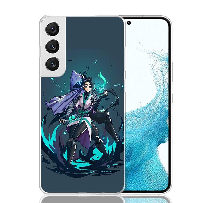 

Valorant Sage Phone Case For Samsung Galaxy S26 Ultra S23 S24 S25 Edge S20 FE S21 S22 Plus Soft Print Shell Cover Fundas Galaxy Samsung S20 Plus