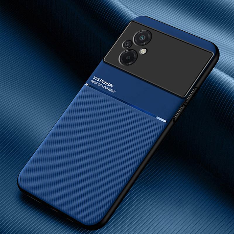 Magnetic Phone Case For Poco M5 Matte Soft Silicone Frame Cover For Xiaomi Poco M5 M 5 5M PocoM5 Shockproof Shell Coque 6.58in