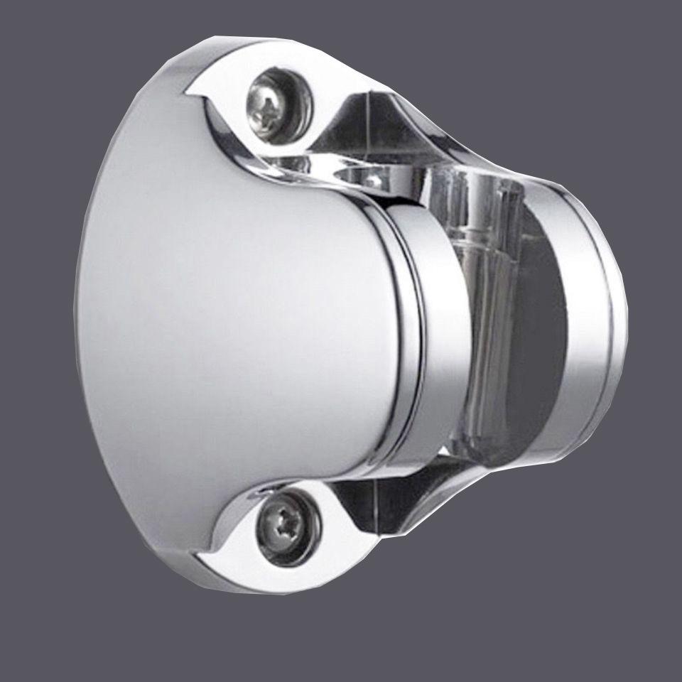 Universal No-Drill Shower Bracket: Handheld Spray Hose Rack with Fixed Exposed Mount