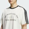 adidas SS25 Loose Fit T-Shirt Round Neck Comfortable Sports Loose Short Sleeve Men Tops KF2478