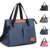 Portable Triangular Lunch Food Box Bag Insulated Bag Outdoor Travel Crossbody Bag Waterproof Cooler Ice Insulated Case Oxford Dinner Handbag