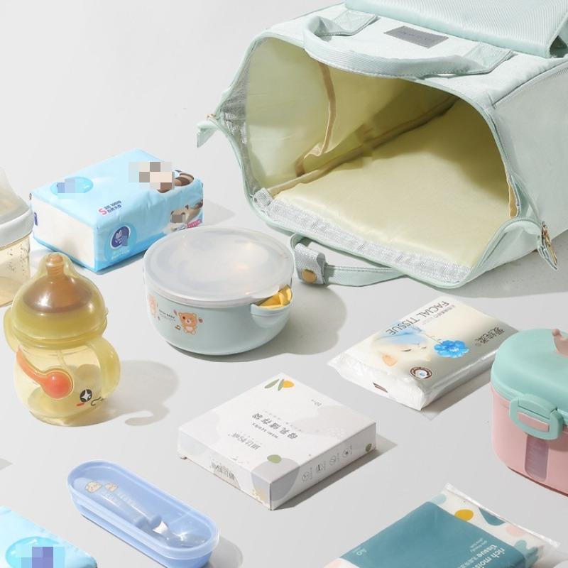 Mommy Bag Multifunctional Large Capacity Outdoor Mother and Baby Bags Milk Storage Insulation Dry Wet Separation Backpack Newborn Labor Package