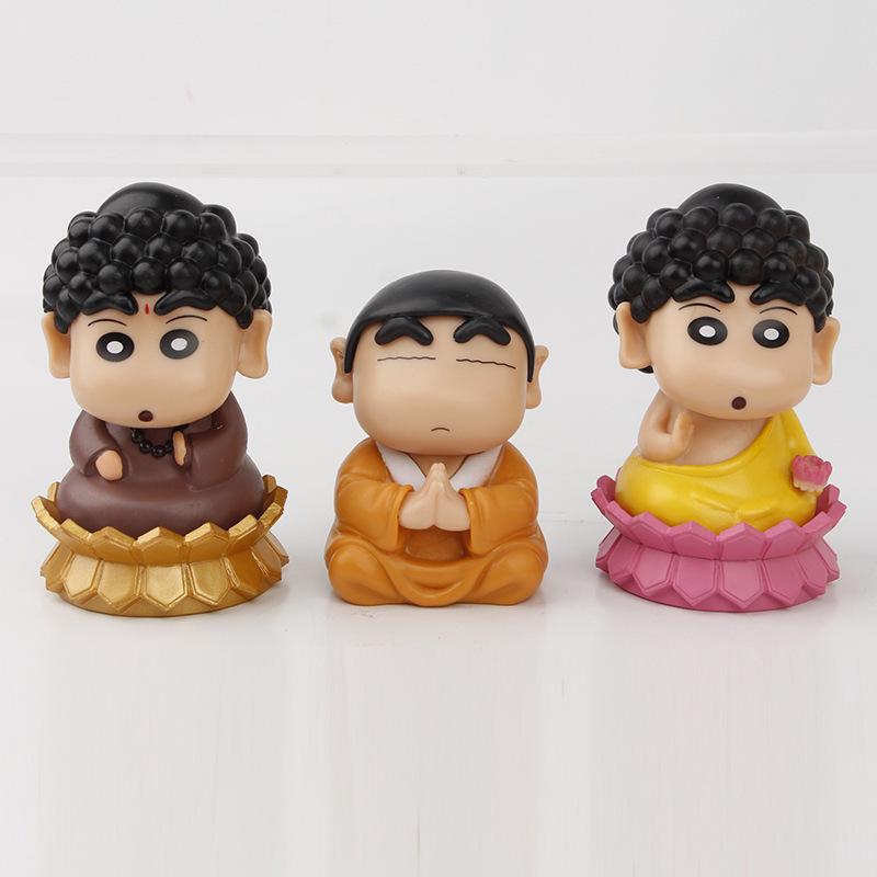 Shin-chan Lotus Buddha Betende Figur Ornament für Auto Dekoration