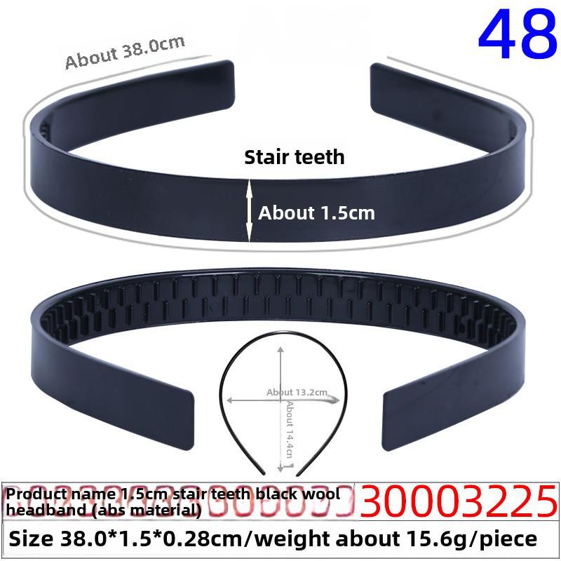 Highly Recommended Handmade Black Twisted Headband for Women - Perfect for DIY and Mother's Day.