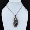 Ortho Fossil Pendant Copper Wire Wrapped Pendant Handmade Brand New Pendant Rainbow Moonstone Pendant Gemstone Pendant Wire Jewelry For Gift