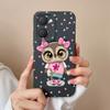 For Vivo Y03t iQOO Z9 Lite U5x Y18i Y18t Y02t Y400 Pro Cute Owl Cellphone Cover Camera Protection Liquid Silicone Anti Slip Shell For Vivo Bumper Case