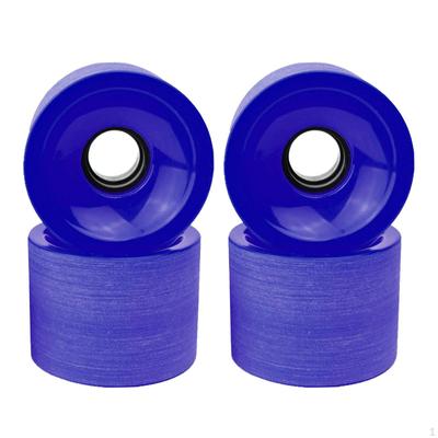 4 balení koleček na skateboard, PU kolečka na longboard, vysoce pevná kolečka, údržbový váleček