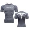 Men Compressed Fitness High Elasticity Comfortable Running Gym Sports Comfortable Quick Dry T-shirt Summer Moisture-Wicking Breathable Tees
