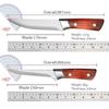 Meat Cleaver Chef Knife Stainless Steel Boning Knife Sharp Slaughtering Sheep Pig Fish Fruit Vegetable Knives with Sheath Kitchen Tool