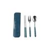 Stainless Steel Travel Cutlery Reusable Camping Spoon Fork Camping Utensils Set  Picnic Hiking