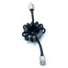 1.8-30MHz Shortwave Choke Coil Magnetic Ring EM-25 / EM-43 Shortwave Choke Magnetic Ring For HF Shortwave Radio The Feeder