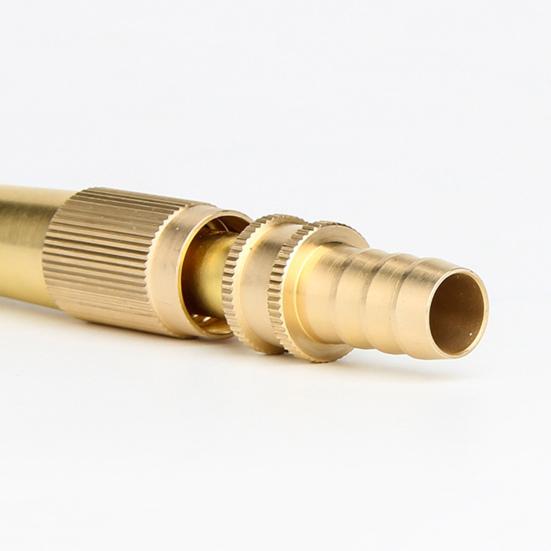 Kobberslangedyse Justerbar sprøytedyse Høytrykksdyse Heavy Duty sprøyte for hageslanger Uteplass Plenvanning Bilvask