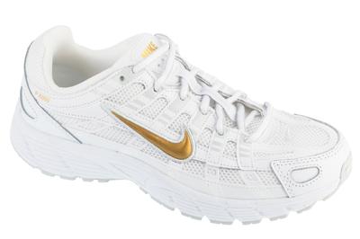 P-6000 K, Womens White Sneakers