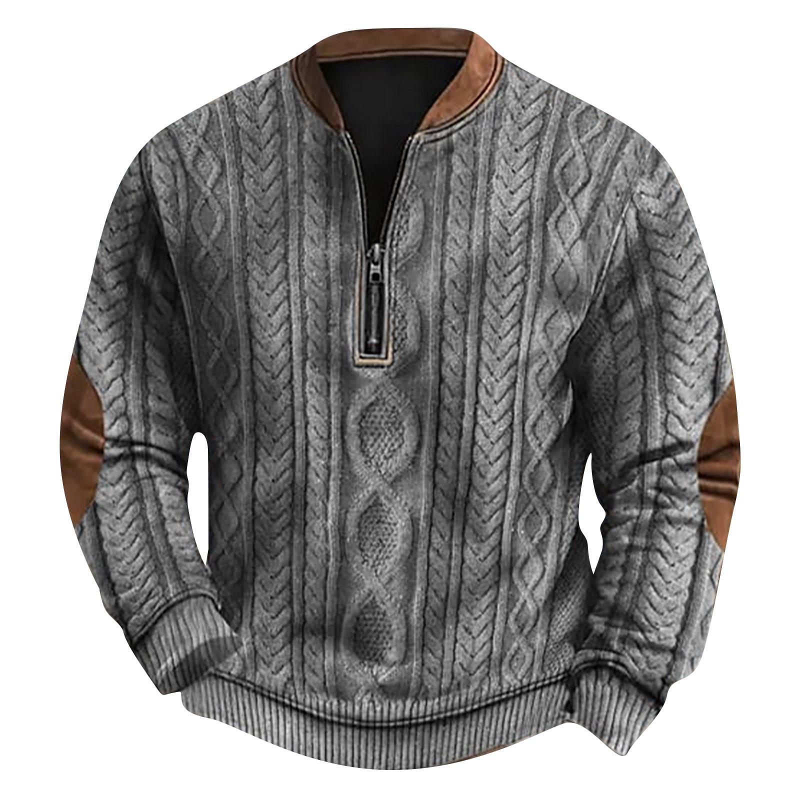 

Мужская повседневная толстовка в стиле ретро с градиентным принтом L