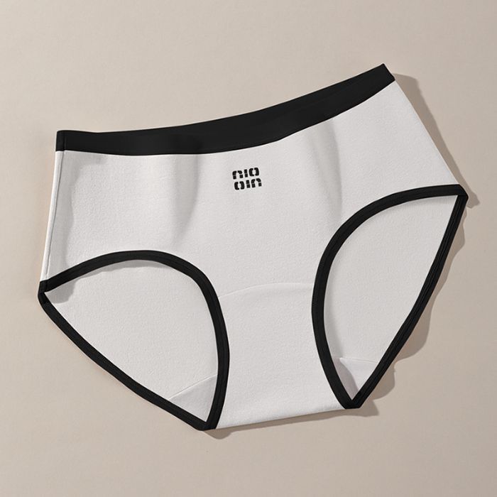 Женские Весенние и Осенние Новые Хлопковые 10A Антибактериальные Удлиненные Низкие Кожаные Дышащие Трусы M