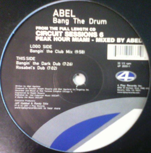 

12inch Record ABEL - Bang The Drum 4P2033 4 Play Records 2001 US Rock Used