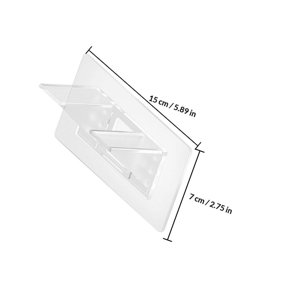 10Pcs Double Row Adhesive Shelf Brackets Reinforced Self Adhesive Shelf Supports for Kitchen Cabinet Wardrobe Book Closet