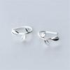 New Arrival Fashion Jewelry Ear Hook 925 Sterling Silver Sweet Leaves Sprout Leaf Simple Women Popular Earrings