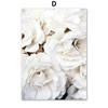 Blooming White Rose Leopard Pink Flower Beast Tiger Wall Art Mural Canvas Painting Posters Prints Decor Pictures For Living Room