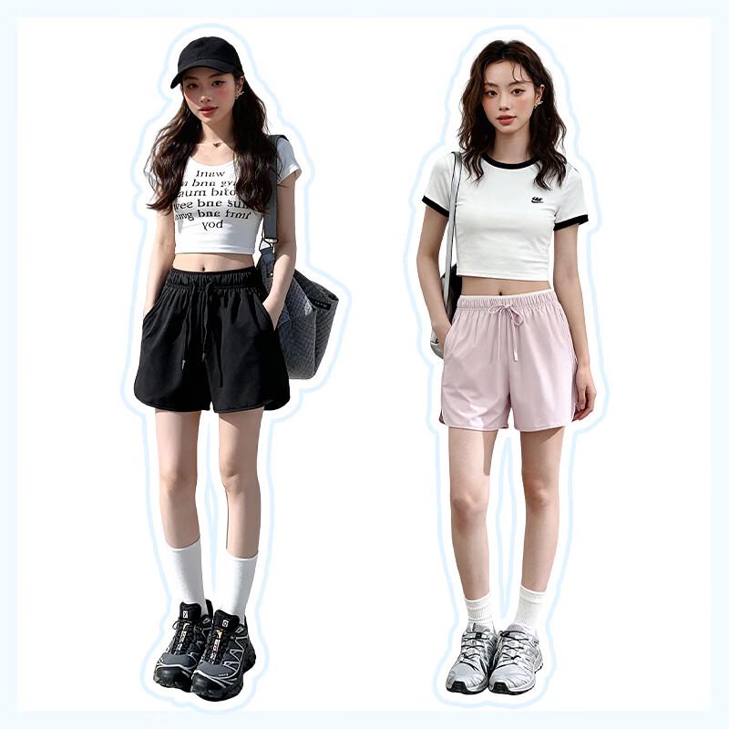 MJ STYLE Women's Cool-Feel Pique Fitted T-Shirt