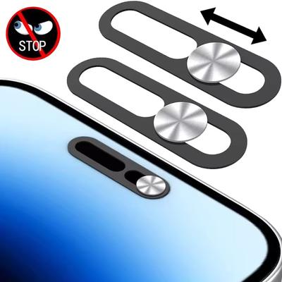 Webcam Cover Beschermer Privacy Webcam Cover Schuif voor IPhone 16 Pro Max 16/15/14Pro/Pro MAX Ultra-Dunne Camera Beveiligingshoezen