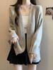 Korean Style Loose Knit Cardigan - Autumn 2026 Arrival, Women's Soft Sweater