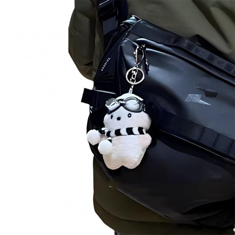 Pacha Dog Blush Plush Doll: Cute Cartoon Couple Gift and Girlish Heart Backpack Pendant