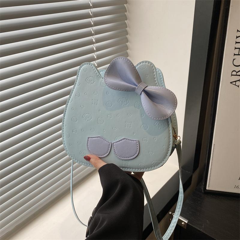 In Stock, New One-shoulder Messenger Women's Bag, High-end Textured Pendant, Simple and Cute Girl Pink Cartoon Bag In Summer.