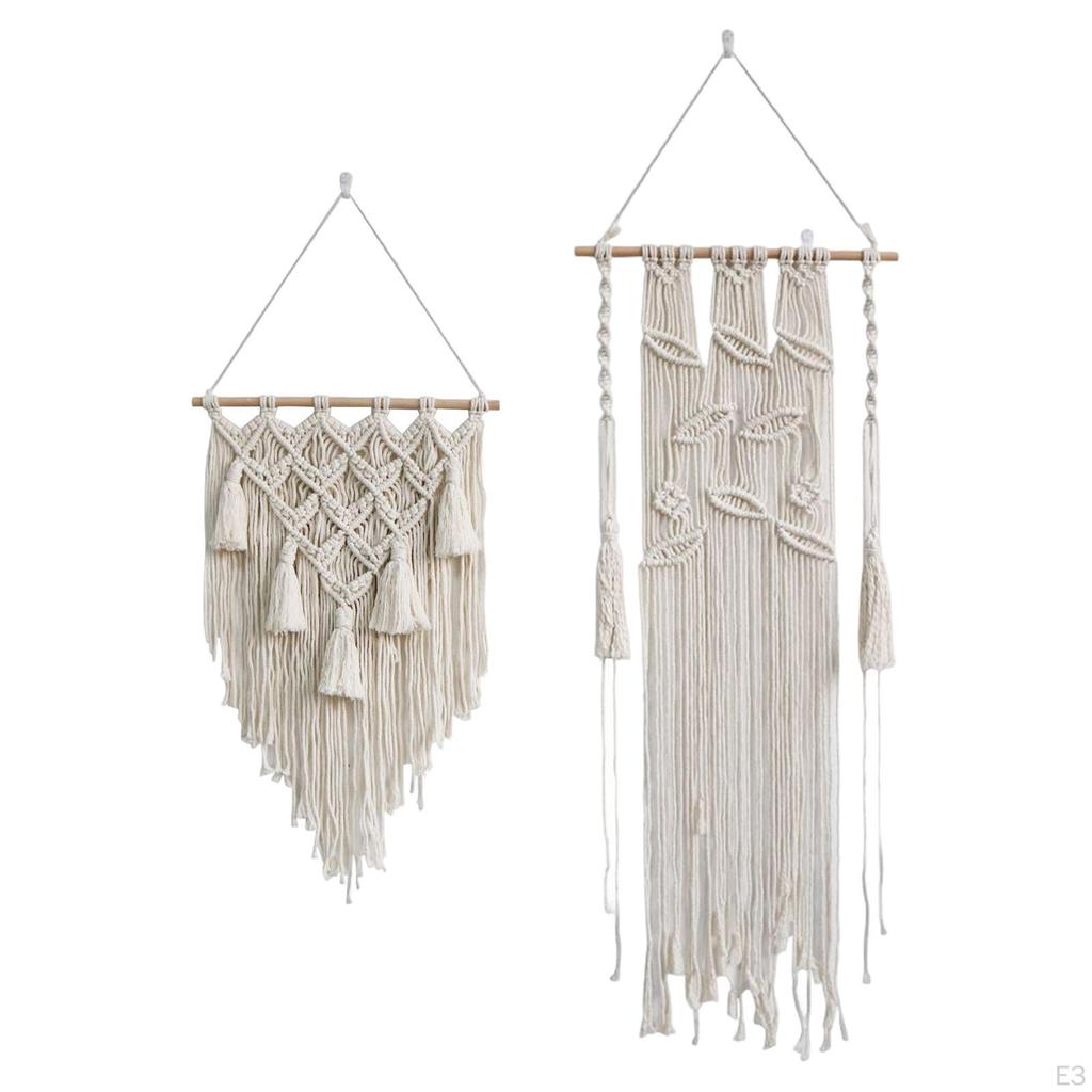 Boho Macrame Wall Decor - Handcrafted Tapestry for Home and Living Room