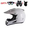 Full Face ATV Helmet Adults With Visor Mask Gloves DOT Certified ABS Off-Road Dirt Bike Motorcycle