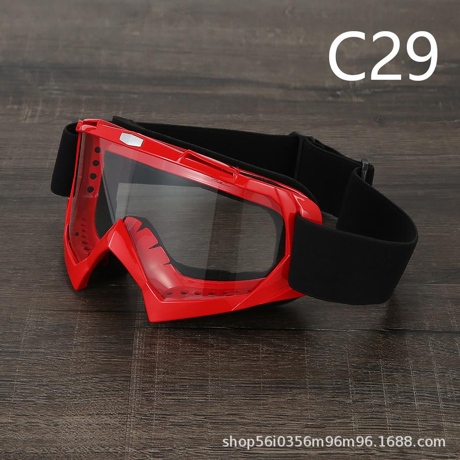 Painted Off-road Motorcycle Goggles, Retro Harley, Locomotive Outdoor Sports Riding Goggles, Ski Eyes