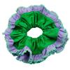 Colorblock Double Layer Lace Scrunchie: High Elastic Sweet Mori Style Hair Tie