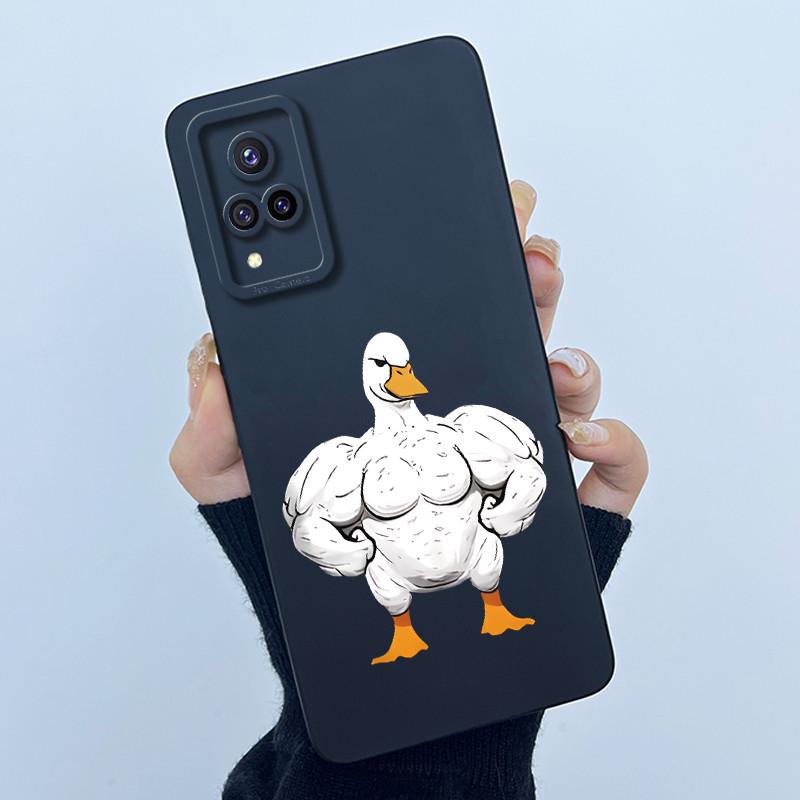 For Vivo V21 4G VIVOV21 5G Cases V2066 V2108 V2050 Soft Silicone Phone Case Sweet Printing Cute Cartoon Protective Painted Cover