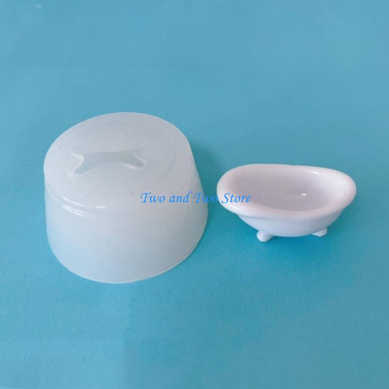 HX6F DIY Craft Moulds Miniature Candy Mold UV Resin Mold Silicone Material