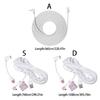 Robustes USB-Ladekabel aus Messing für NEST Kameras mit starkem magnetischem Kopf für kontinuierliches Laden 5,2 m/7,6 m/10 m Länge