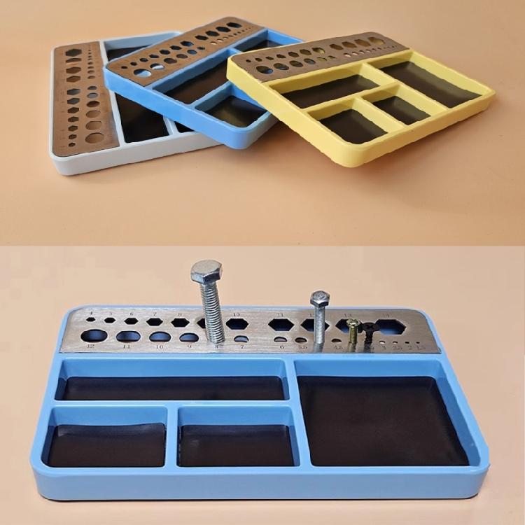 Screw Tray with Magnetic Pad Bolts Screws for Remote Control Model Car Cellphone Repair Screw Tool Toy Tool Part