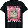 Professional Yapper Cat Funny Oddly Specific Dank Meme T-Shirt