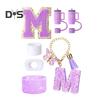 7Pcs Cup Accessories Set for 30/40oz Tumbler Silicone Straw Lid Spill-Proof Stoppers Handle Charm Initials Sticker Durable Personalized Mug