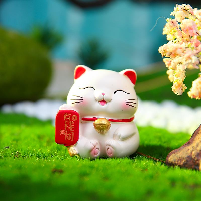 Personalized Desktop Cat Car Ornament - Center Console Doll Decoration Cake Car Ornament