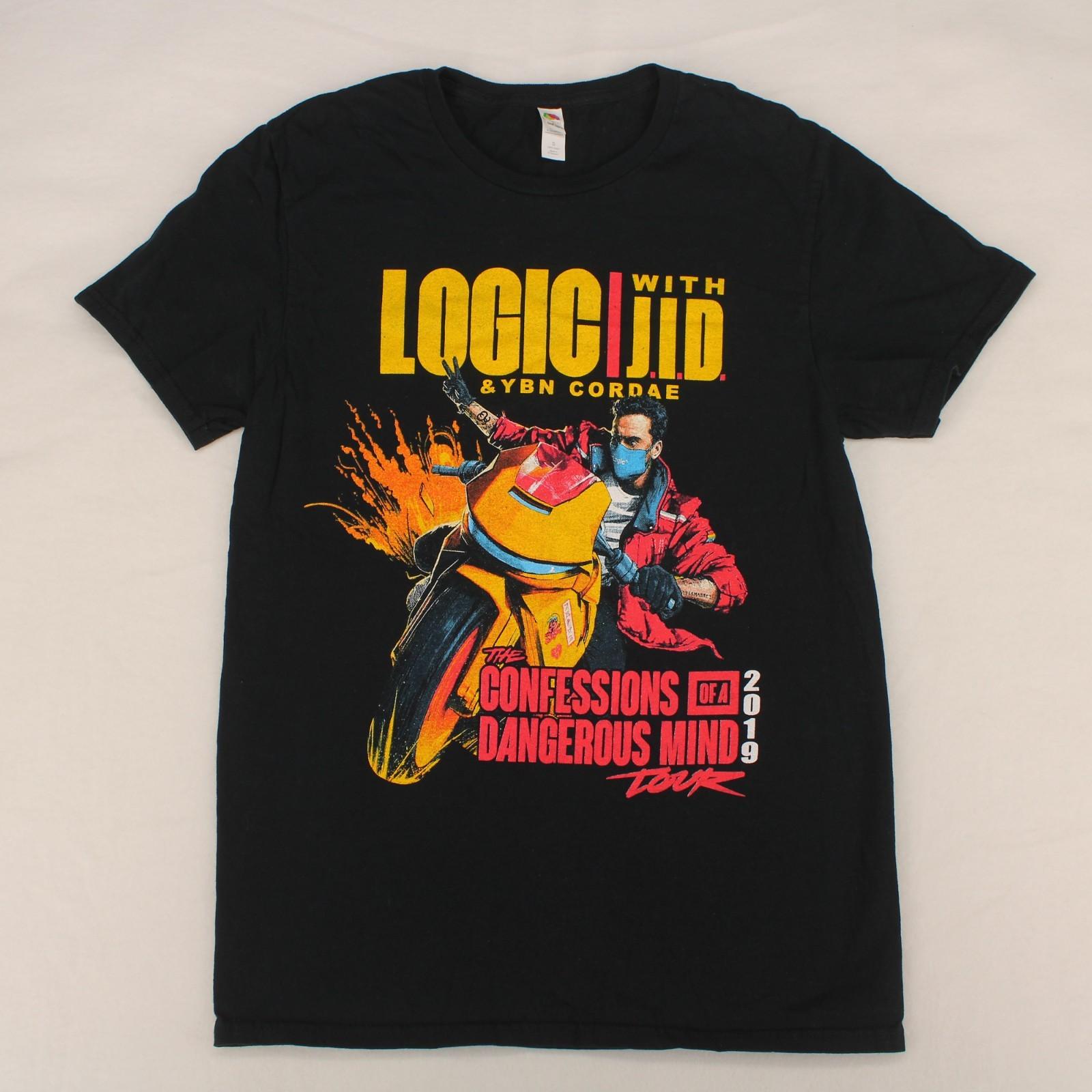 LOGIC YBN Cordae JID Rap Hip Hop Confessions of a Dangerous Mind T-SHIRT Men s S Unisex T-Shirt S