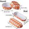200Pcs Boat Shape Baking Cup Mold Greaseproof Bread Paper Holder Cupcake Liners  Oven Safe