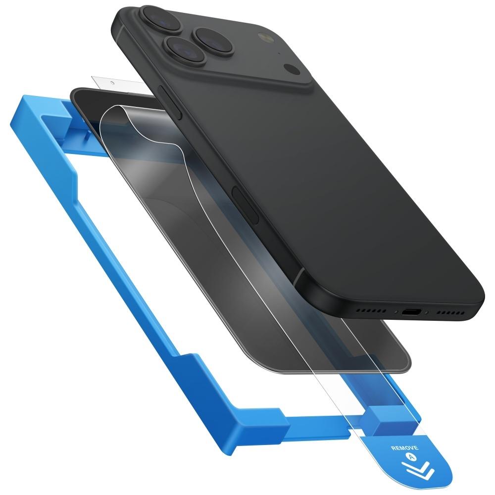 UNIQ Optix Exofit Privacy Tempered Glass for iPhone 17 Pro Max Privacy with Applicator