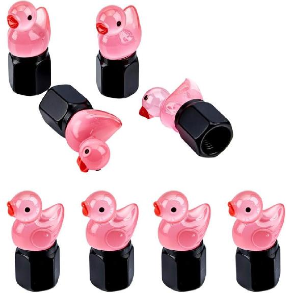 

8Pcs Duck Tire Stem Caps, Glow in The Dark Tire Valve Caps, Cool Funny Tires Air Valve Cap, Universal Stem Covers for Cars SUVs, Trucks, Bikes, Duck