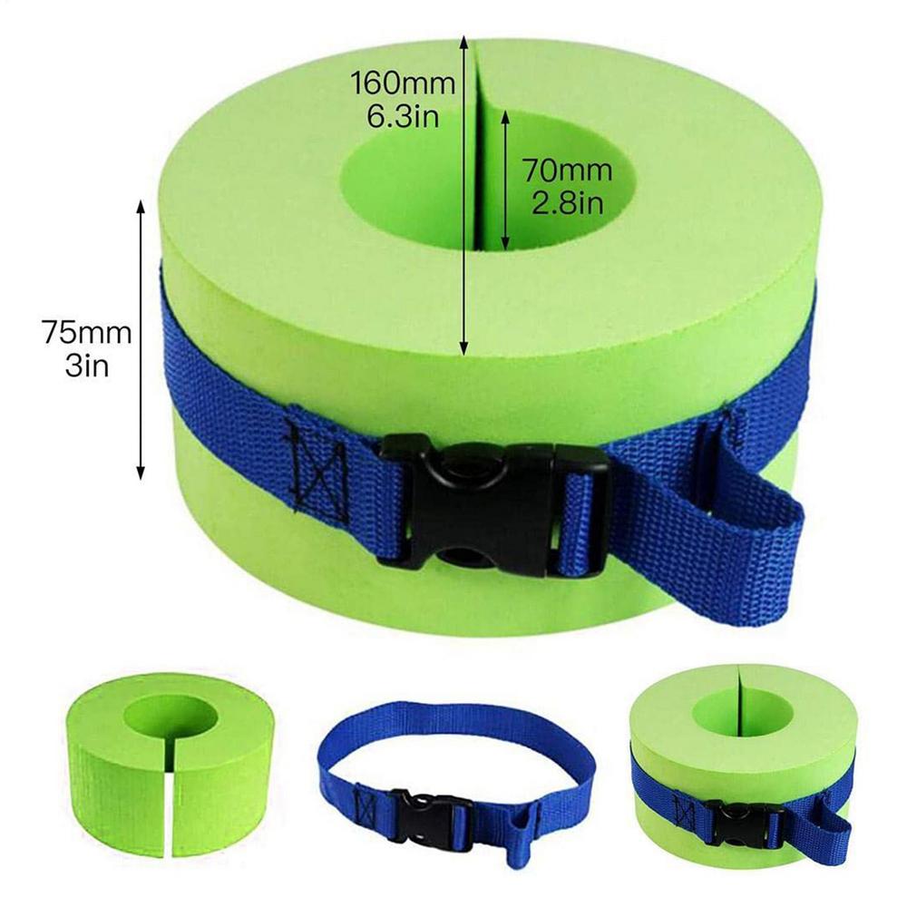 2pcs Foam Swimming Float Ring Water Aerobics Exercise Aquatic Cuff for Ankle Arm Premium EVA Aquatic Training tools