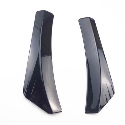 2X Car Rear Bumper Lip Diffuser Splitter Canard Protector Glossy Black Universal